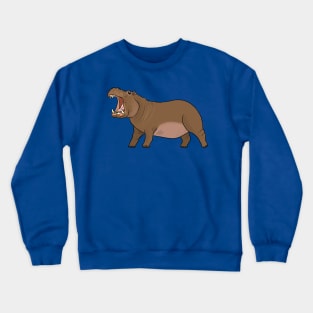 Hangry hungry hippo Crewneck Sweatshirt